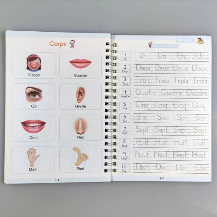Kit De Cahier 📚 D'apprentissage Pour Enfant ✍🏾️