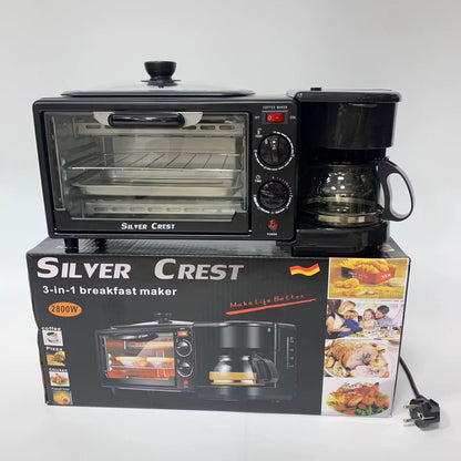 🔥 APPAREIL PETIT-DÉJEUNER 3-EN-1 – FOUR • CAFÉ • CUISSON