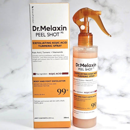 Dr. Melaxin – Spray Exfoliant de la Peau à l’Acide Kojique et au Curcuma