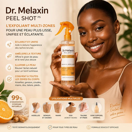 Dr. Melaxin – Spray Exfoliant de la Peau à l’Acide Kojique et au Curcuma