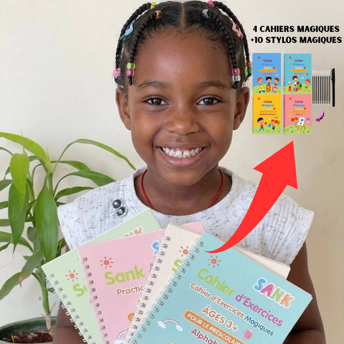 Kit De Cahier 📚 D'apprentissage Pour Enfant ✍🏾️